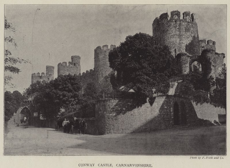 Castillo de Conway, Carnarvonshire de English Photographer