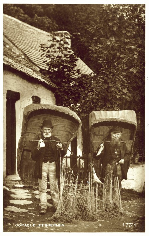Pescadores con coracle de English Photographer