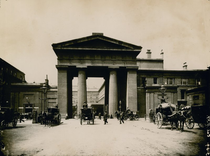 Estación de Euston, 1890 de English Photographer