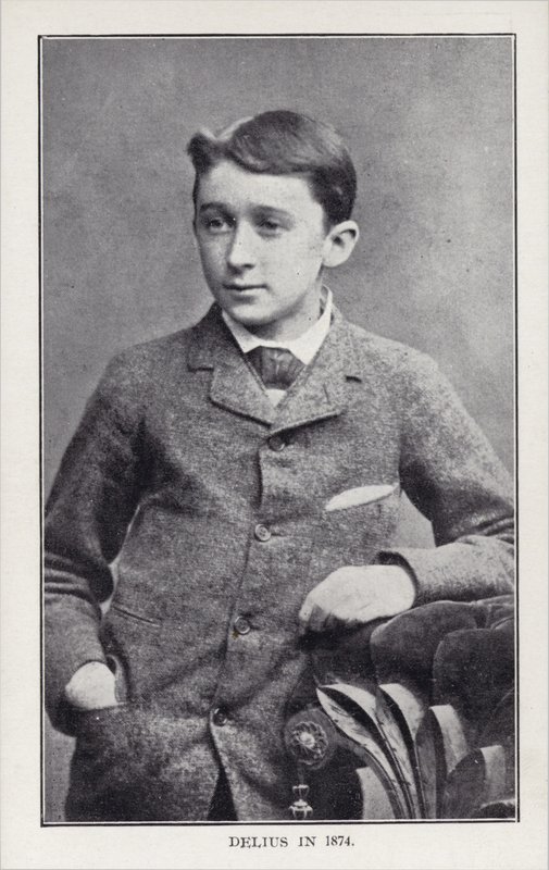 Frederick Delius en 1874 de English Photographer