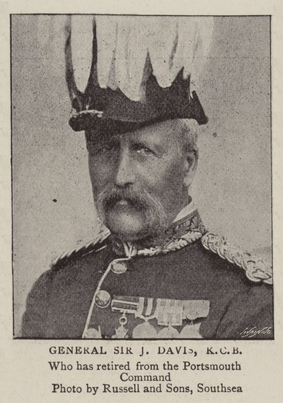 General Sir J Davis, KCB de English Photographer