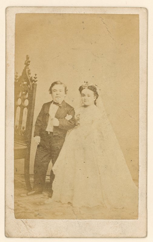 General Tom Thumb y su esposa de English Photographer