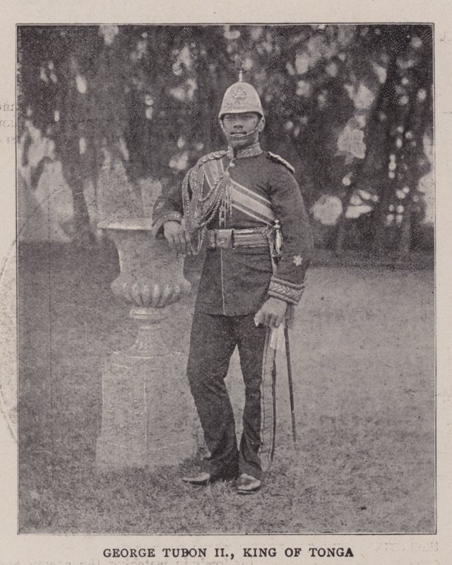 George Tubon II, Rey de Tonga de English Photographer