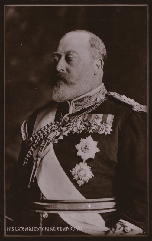 Rey Eduardo VII (foto b/n) de English Photographer