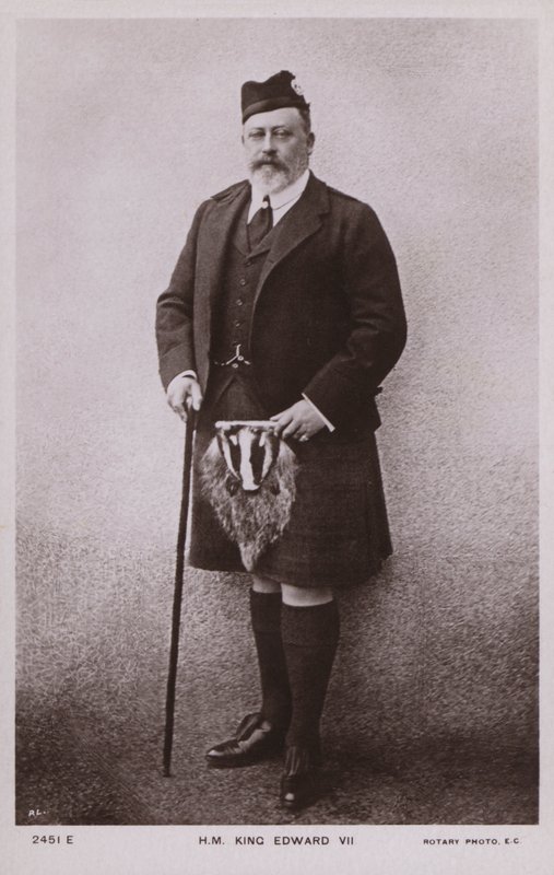 Rey Eduardo VII (foto b/n) de English Photographer