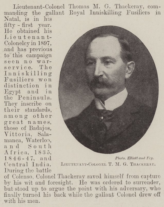 Teniente Coronel T M G Thackeray de English Photographer