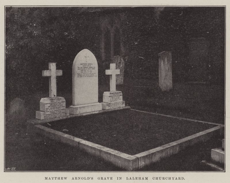 La Tumba de Matthew Arnold en el Cementerio de Laleham de English Photographer