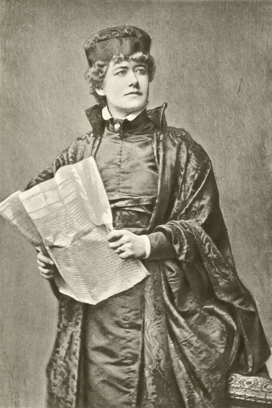 Miss Ellen Terry como Portia (gravure) de English Photographer