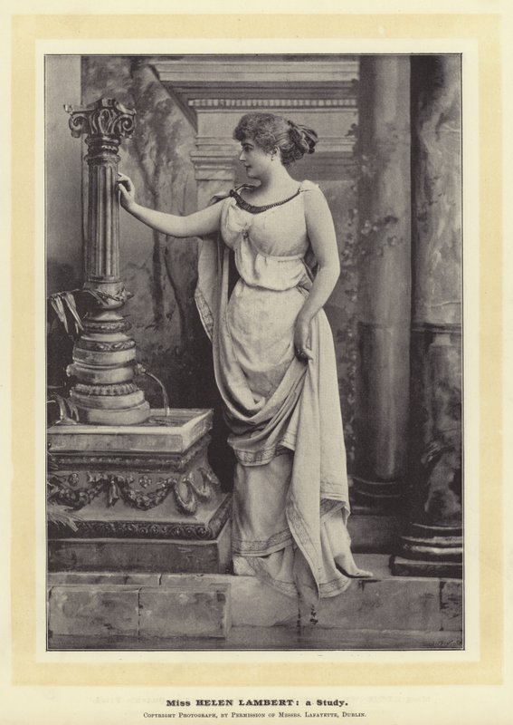 Miss Helen Lambert: un estudio de English Photographer