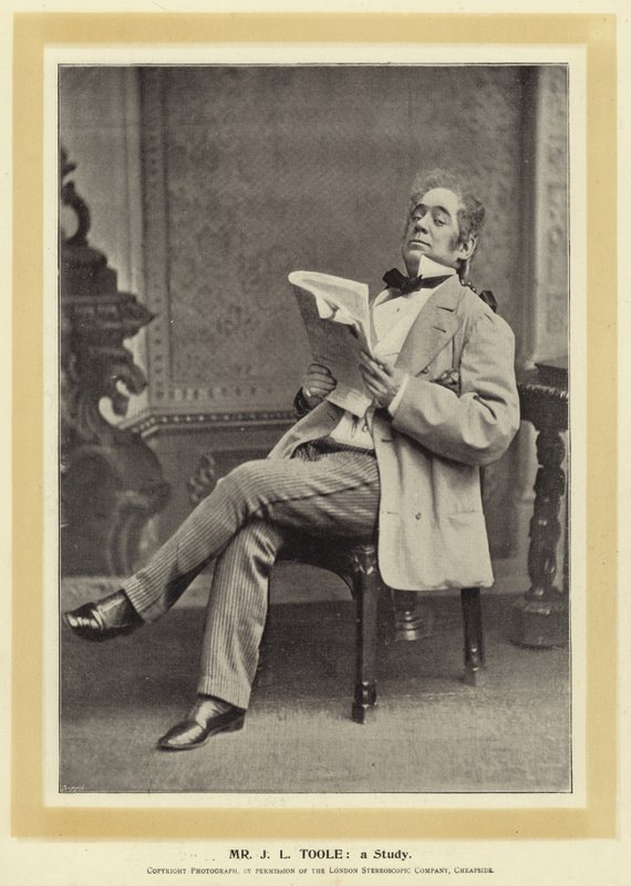 Señor J L Toole: un Estudio de English Photographer