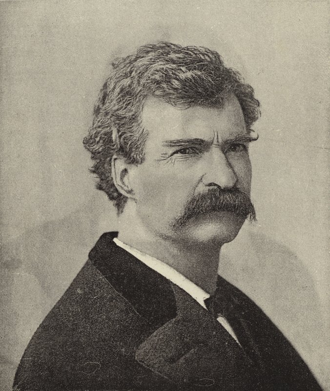 Sr. Samuel Clemens (Mark Twain) de English Photographer
