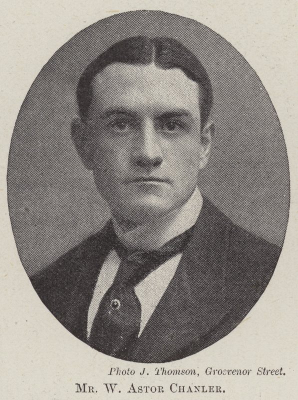 El Sr. W Astor Chanler de English Photographer