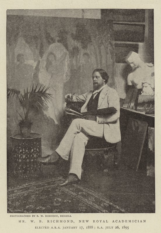 El Sr. W B Richmond, nuevo académico real de English Photographer