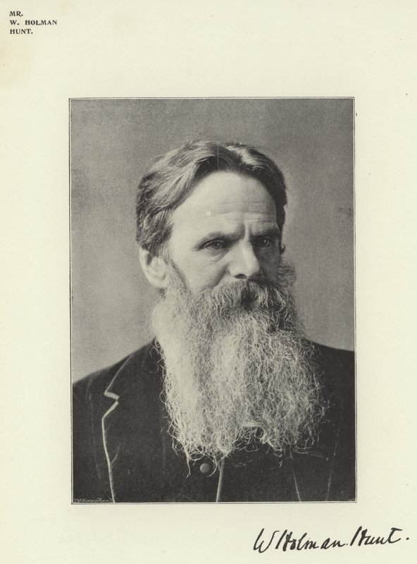 Sr. W Holman Hunt de English Photographer