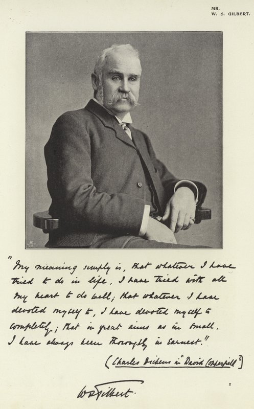Sr. W S Gilbert de English Photographer
