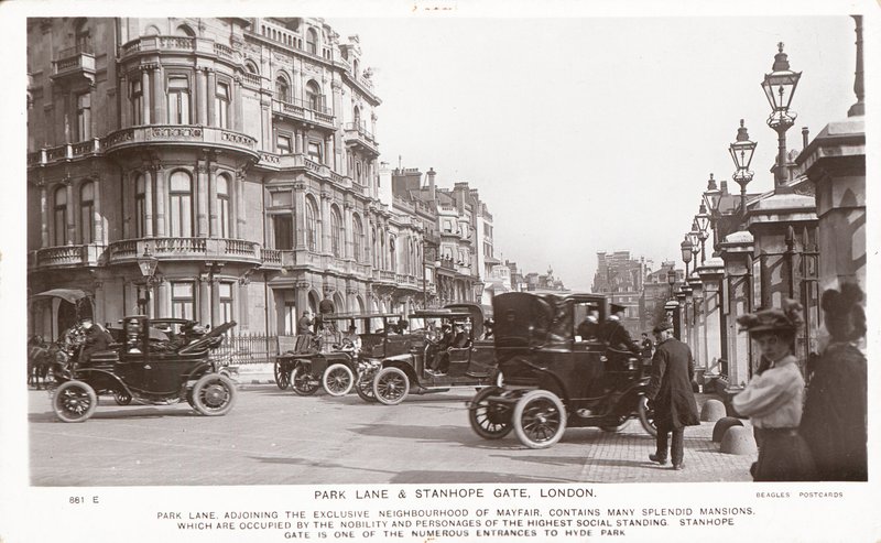 Park Lane y Stanhope Gate de English Photographer