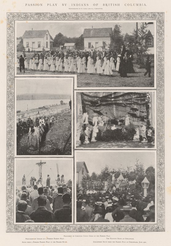 Juego de la Pasión por los indios de Columbia Británica de English Photographer