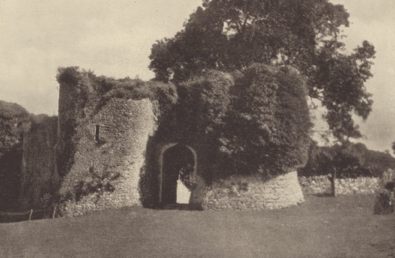 Castillo de Penrice, la casa de la puerta (foto b/n) de English Photographer
