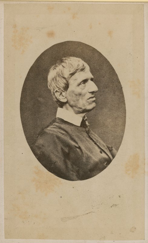Retrato de John Henry Newman de English Photographer
