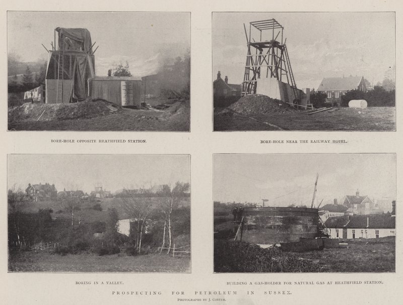 Prospección de Petróleo en Sussex de English Photographer