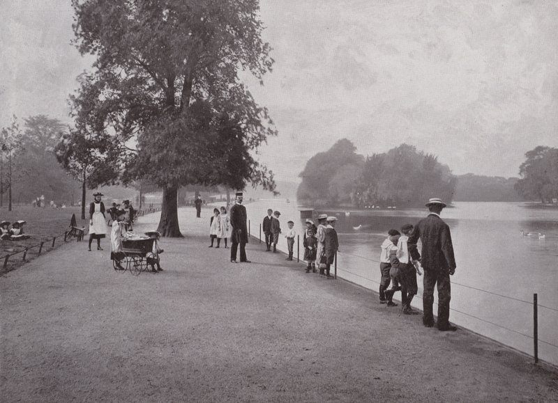 Regents Park, el Lago de English Photographer