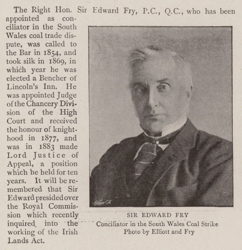 Sir Edward Fry de English Photographer