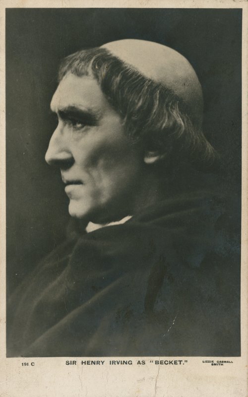 Sir Henry Irving como Becket de English Photographer