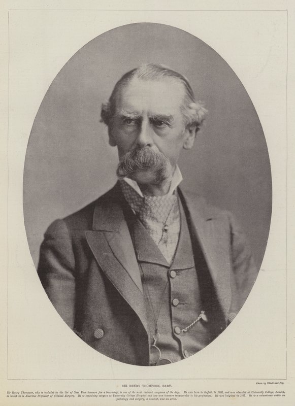 Sir Henry Thompson, Baronet de English Photographer
