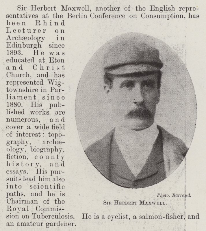 Sir Herbert Maxwell de English Photographer