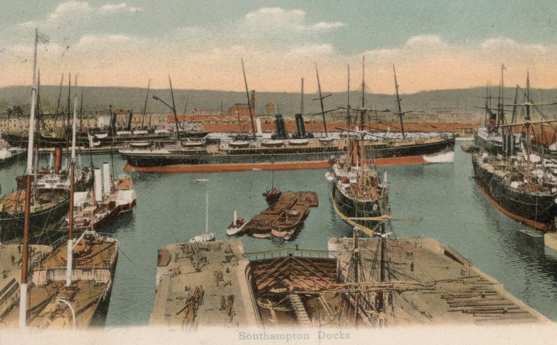 Muelles de Southampton de English Photographer