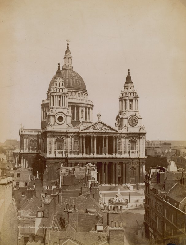 Catedral de St Pauls, Londres, principios del siglo XX de English Photographer