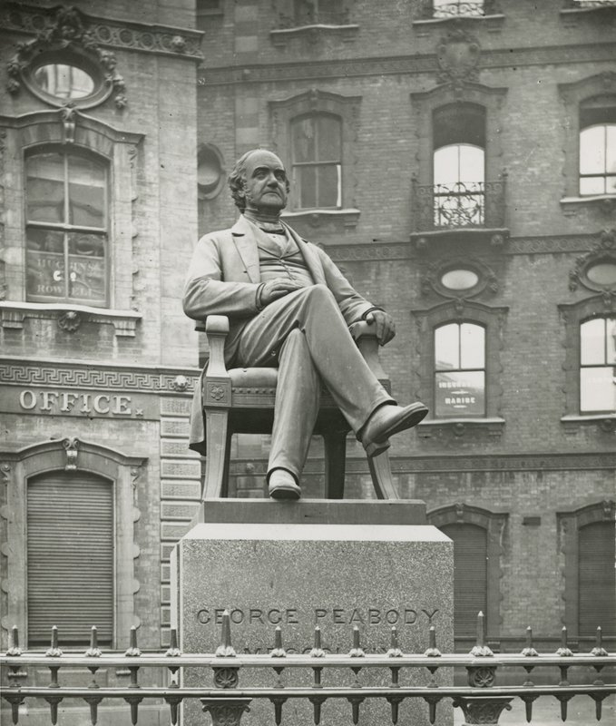 Estatua de George Peabody de English Photographer