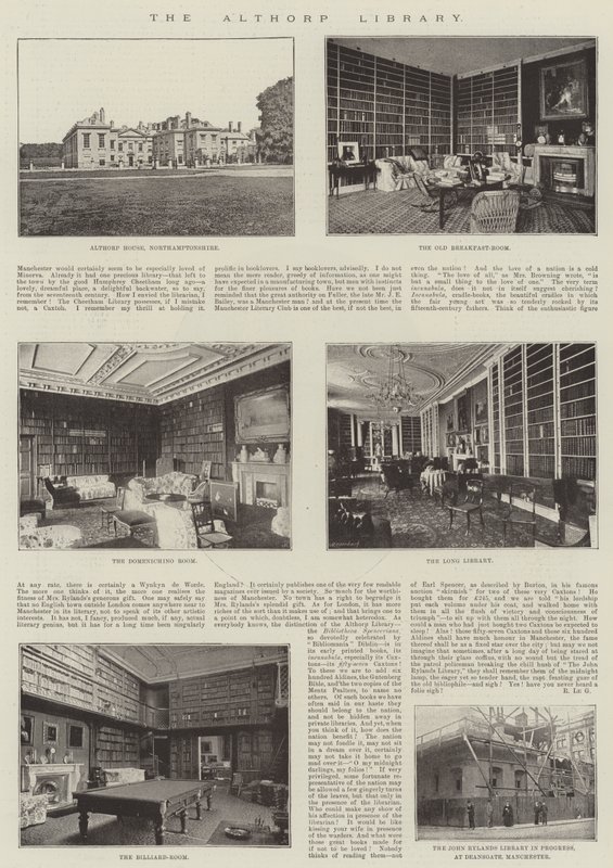 La Biblioteca Althorp de English Photographer