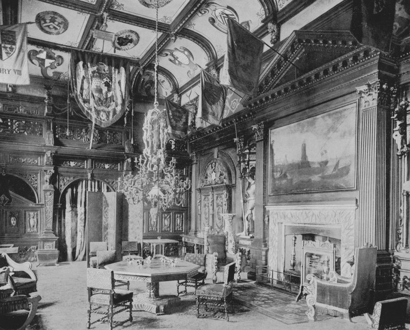 El Salón de Banquetes, Knebworth de English Photographer