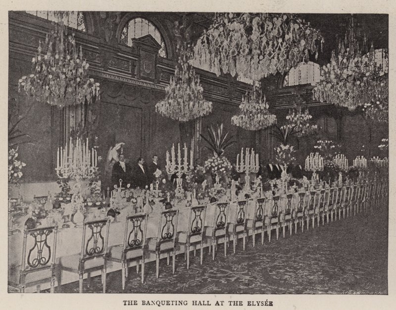El salón de banquetes en el Elíseo de English Photographer