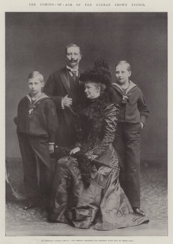 La Mayoría de Edad del Príncipe Heredero Alemán de English Photographer