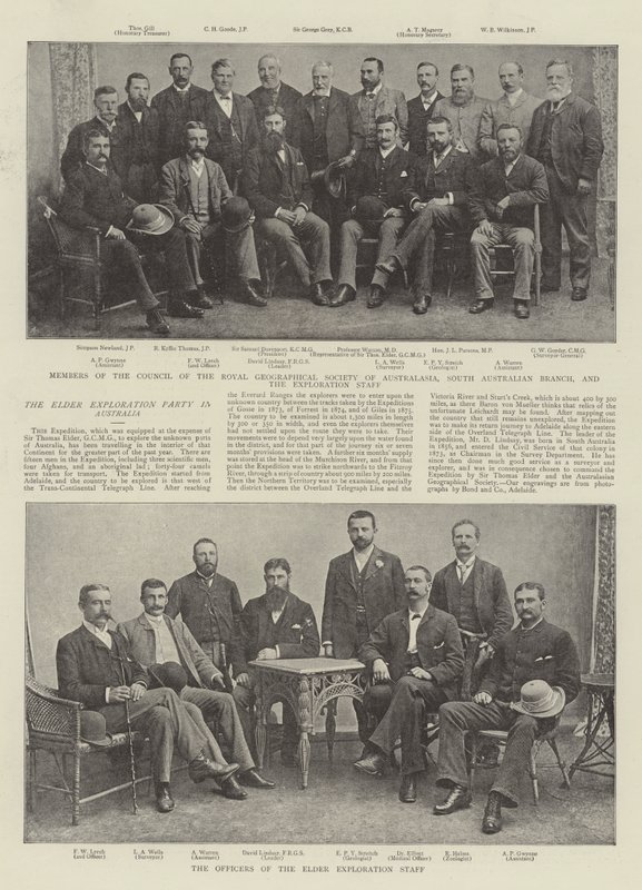 El grupo de exploración Elder en Australia de English Photographer