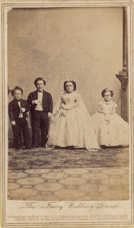 El grupo de la Boda de Hadas; General Tom Thumb de English Photographer
