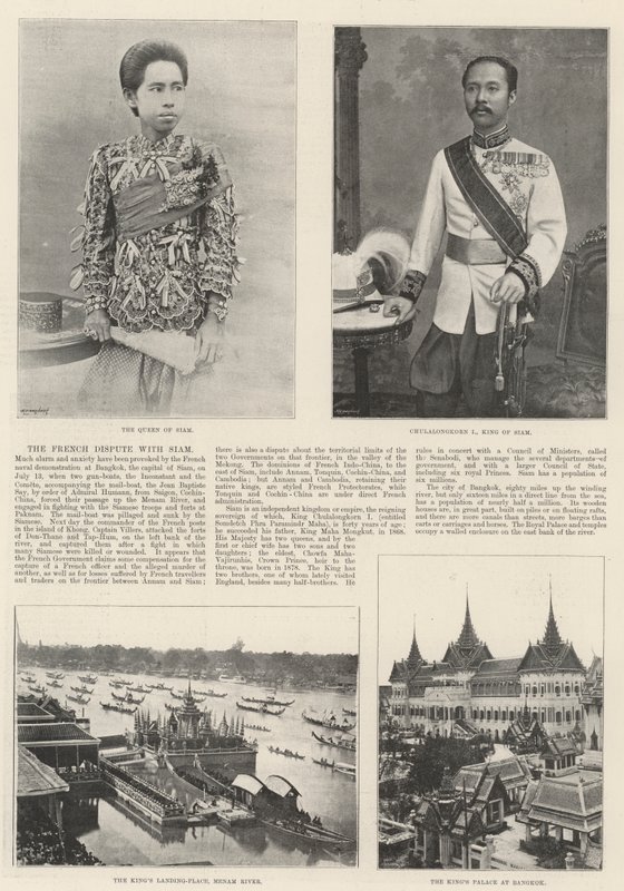 La Disputa Francesa con Siam de English Photographer