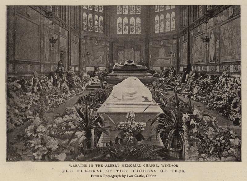 El funeral de la Duquesa de Teck de English Photographer