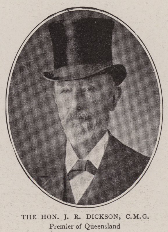 El Honorable J. R. Dickson, CMG de English Photographer