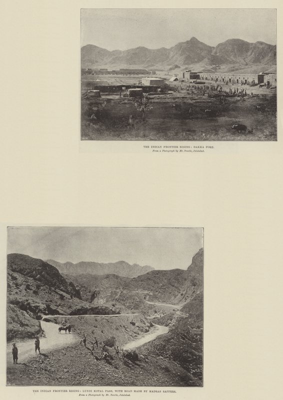 El Levantamiento de la Frontera India de English Photographer
