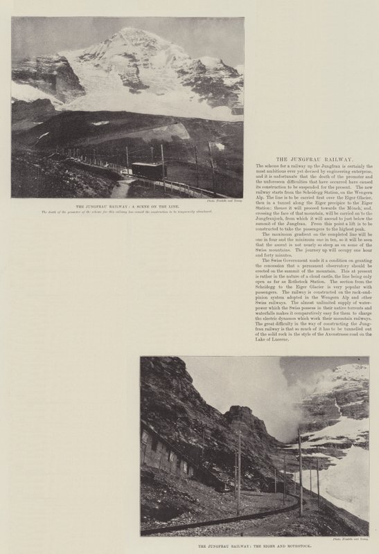 El Ferrocarril de Jungfrau de English Photographer