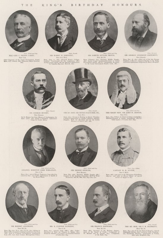 Los honores de cumpleaños del rey de English Photographer