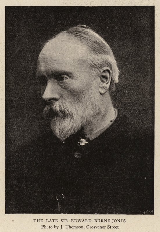 El difunto Sir Edward Burne-Jones de English Photographer