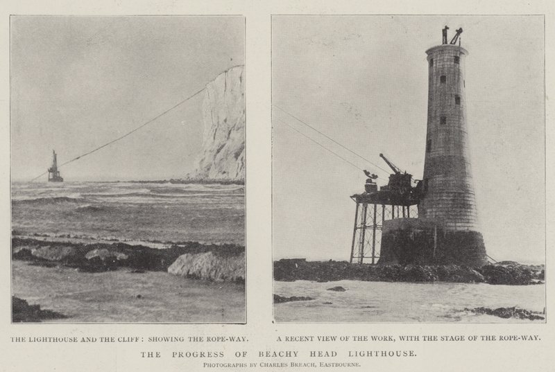 El Progreso del Faro de Beachy Head de English Photographer