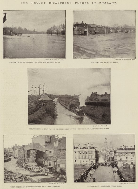 Las recientes inundaciones desastrosas en Inglaterra de English Photographer