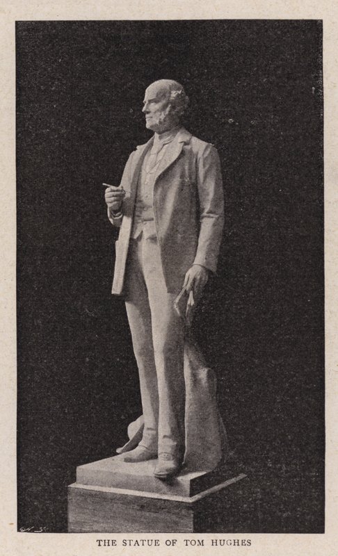 La estatua de Tom Hughes de English Photographer