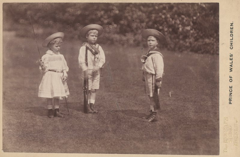 Los hijos de Eduardo, Príncipe de Gales de English Photographer
