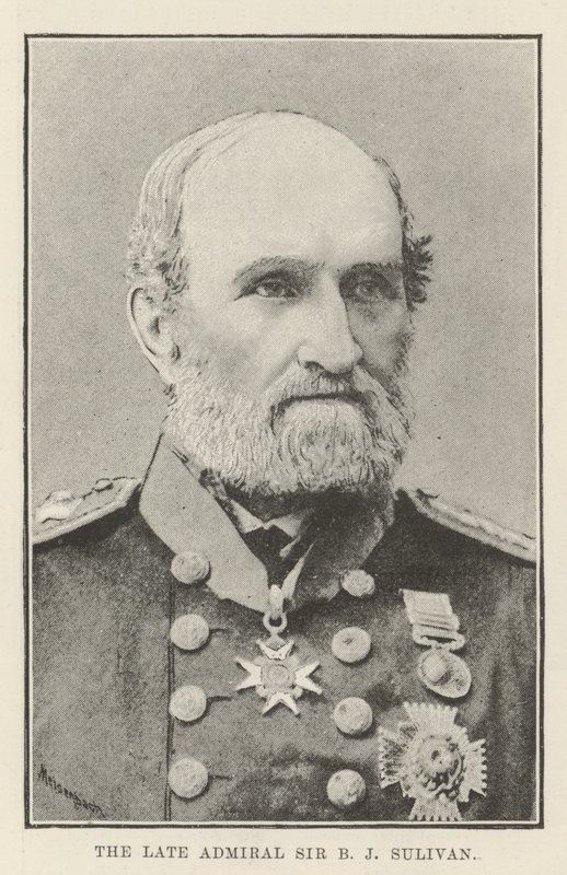 El difunto Almirante Sir B J Sulivan de English Photographer